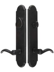 Solid Bronze Arched Entry Set with Churchill Levers.